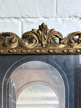 Load image into Gallery viewer, Large antique baroque style decorative gilded frame with vintage print