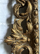 Load image into Gallery viewer, Large antique baroque style decorative gilded frame with vintage print
