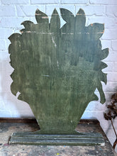 Load image into Gallery viewer, Large hand painted Mid 20th century wooden floral dummy board 
