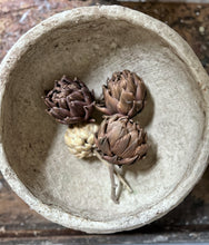 Load image into Gallery viewer, Large rustic hand crafted papier mache bowl 