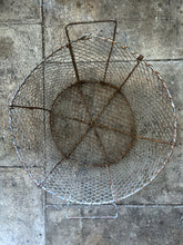 Load image into Gallery viewer, Large vintage wire storage basket with handles