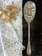 Load image into Gallery viewer, Late 19th Century Antique Victorian electro silver plate berry serving spoon