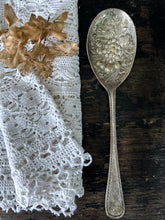 Load image into Gallery viewer, Late 19th Century Victorian electro silver plate berry serving spoon