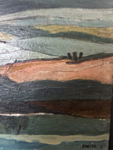 Load image into Gallery viewer, A Mid 20th Century vintage British abstract landscape oil painting