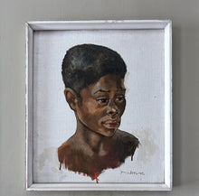 Load image into Gallery viewer, Mid Century Oil painting Male portrait on linen signed  P M Watling