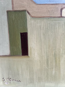 Mid 20th Century Cubist Abstract British Modernist oil painting