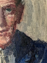 Load image into Gallery viewer, Mid 20th Century Danish male portrait oil painting on canvas