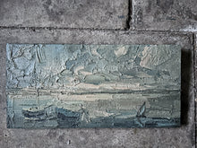 Load image into Gallery viewer, Mid 20th Century impasto seascape coastal oil painting