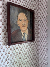 Load image into Gallery viewer, Mid 20th Century oil on board male portrait painting dated 1968