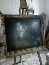 Load image into Gallery viewer, Mid 20th Century still life oil painting on board jug &amp; fruit composition