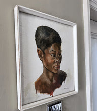 Load image into Gallery viewer, Mid Century Oil painting Male portrait on linen signed  P M Watling