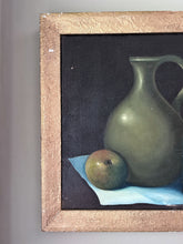 Load image into Gallery viewer, y Still Life oil painting on canvas green pots