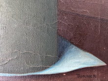 Load image into Gallery viewer, Mid century Still Life oil painting on canvas green pots