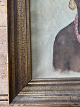 Load image into Gallery viewer, Mid century Vintage Danish Portrait oil painting on Canvas dated 1953 female study