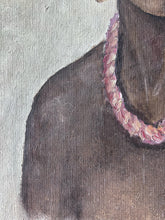 Load image into Gallery viewer, Mid century Vintage Danish Portrait oil painting on Canvas dated 1953 female study