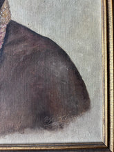 Load image into Gallery viewer, Mid century Vintage Danish Portrait oil painting on Canvas dated 1953 female study