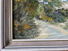 Load image into Gallery viewer, Mid century impasto oil painting on board seascape coastal scene