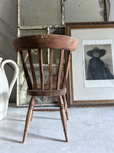 Load image into Gallery viewer, Miniature apprentice piece wooden spindle back Windsor chair