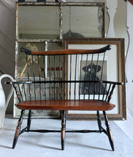 Load image into Gallery viewer, Miniature apprentice piece ercol spindle back wooden sofa