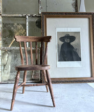 Load image into Gallery viewer, Miniature apprentice piece wooden spindle back Windsor chair
