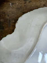 Load image into Gallery viewer, Pair of green &amp; white drab wear dishes circa 1840