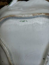 Load image into Gallery viewer, Pair of green &amp; white drab wear dishes circa 1840
