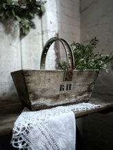 Load image into Gallery viewer, Rustic Vintage French Grape Harvest wooden trug.
