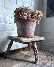 Load image into Gallery viewer, Rustic primitive antique 3 legged milking stool