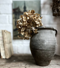 Load image into Gallery viewer, Rustic french vintage stoneware confit pot with handl