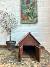 Load image into Gallery viewer, Scratch built primitive folk art toy barn style wooden building 
