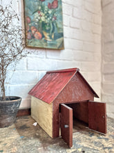Load image into Gallery viewer, Scratch built primitive folk art toy barn style wooden building 