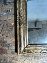 Load image into Gallery viewer, Small vintage combed French Louis Philippe mirror