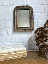 Load image into Gallery viewer, Small vintage combed French Louis Philippe mirror