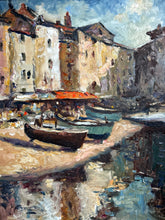 Load image into Gallery viewer, St Tropez France landscape coastal oil painting on board Matt Bruce 2015-2000