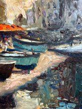 Load image into Gallery viewer, St Tropez France landscape coastal oil painting on board Matt Bruce 2015-2000