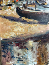 Load image into Gallery viewer, St Tropez France landscape coastal oil painting on board Matt Bruce 2015-2000
