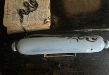 Load image into Gallery viewer, Antique Mid 19th Century Sunderland pottery glass rolling pin sailors sweetheart souvenir