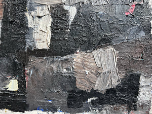 Swedish Mid 20th Century abstract painting signed and dated 1959