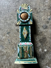 Load image into Gallery viewer, Swedish hand painted pokerwork decoration wooden antique pocket watch stand