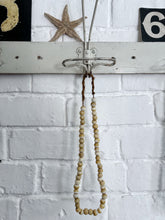 Load image into Gallery viewer, Venetian Murano glass antique champagne marbled  trade beads 