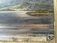 Load image into Gallery viewer, Victorian Scottish landscape loch oil painting on canvas dated 1901 signed JB