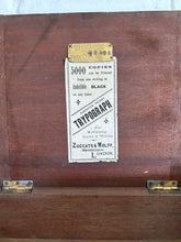 Load image into Gallery viewer, Antique Victorian Zuccato Trypograph wooden box