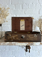Load image into Gallery viewer, Antique Victorian Zuccato Trypograph wooden box