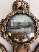 Load image into Gallery viewer, Victorian antique 19th century sailors souvenir valentine shell anchor diorama