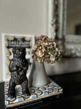 Load image into Gallery viewer, Victorian antique cast iron standing bear money box