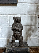 Load image into Gallery viewer, Victorian antique cast iron standing bear money box