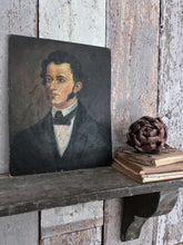 Load image into Gallery viewer, Victorian gentleman oil painting portrait on board