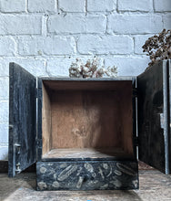Load image into Gallery viewer, Victorian mystical tarot card wooden decoupage chest with doors and drawer