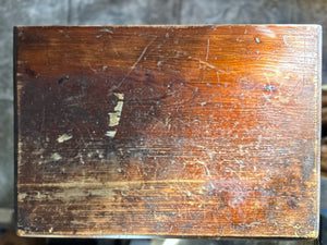 Victorian antique dark wood Industrial graduating printers drawers