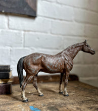 Load image into Gallery viewer, Vintage 1930's cast iron horse with original paint